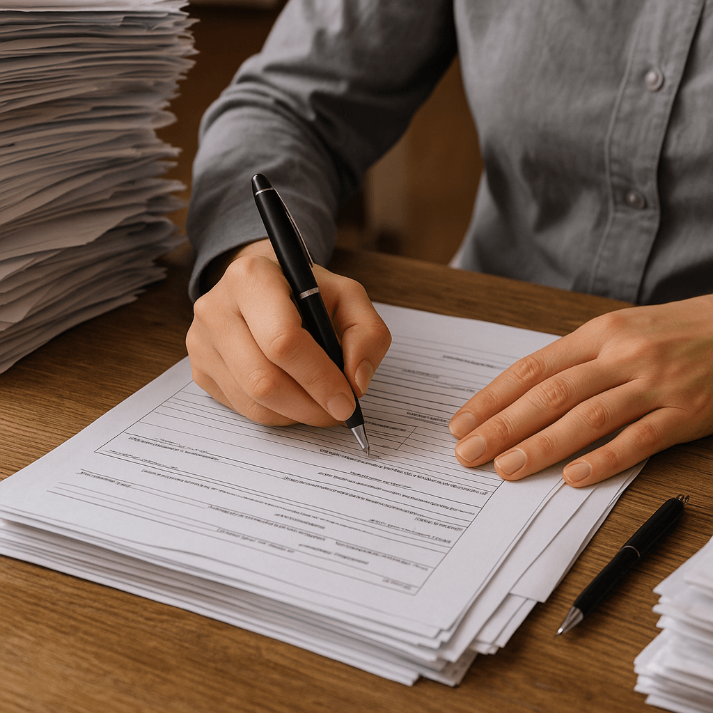 Papeleo y burocracia del método tradicional